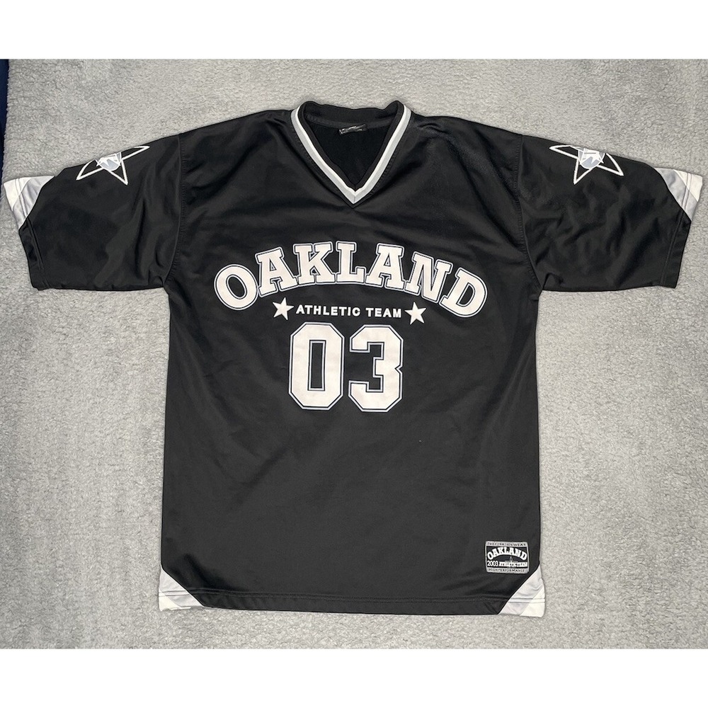 RARE Vintage Y2K Oakland Raiders #3 NFL Men Large Football Jersey Athletic Black